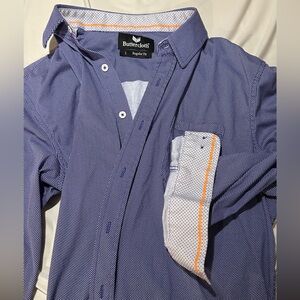 Comfort Stretch dress shirt, regular fit, size large